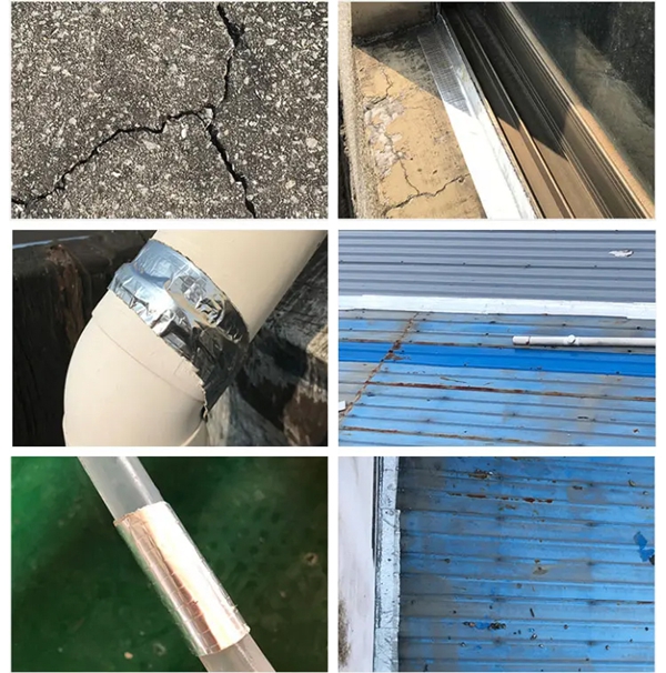 Aluminium Foil Waterproof Butyl Roof Tape Application
